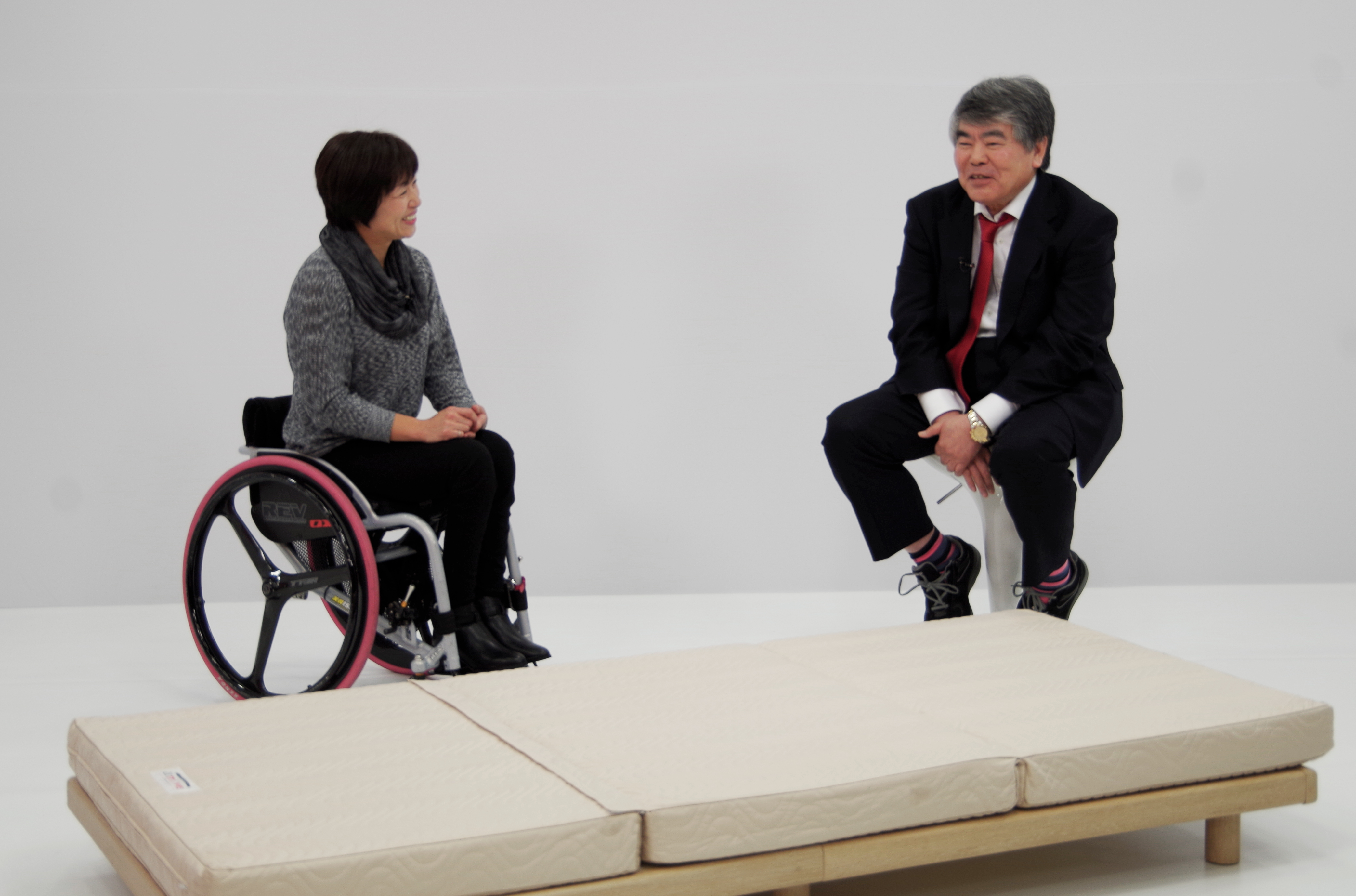 車いすランナー　土田和歌子さん